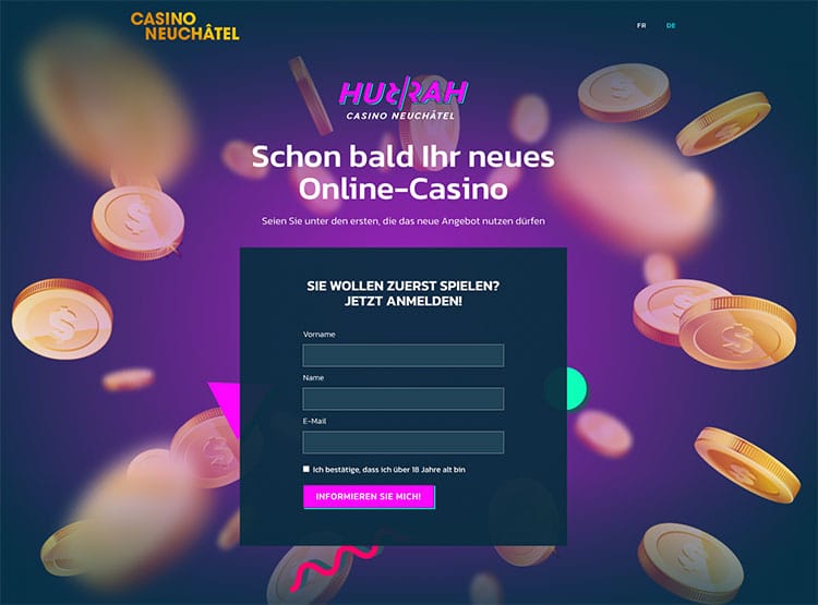 Eröffnung Hurrah Casino Schweiz