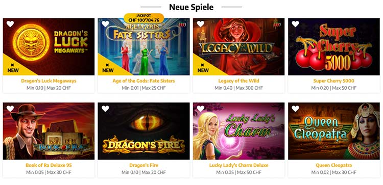 Neue Spielautomaten_Swiss4Win