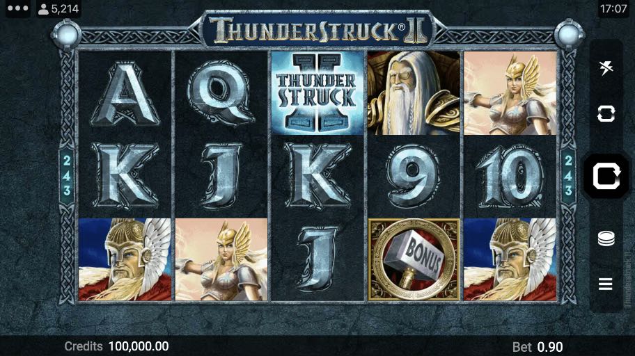 Thunderstruck 2 Slot Bonus